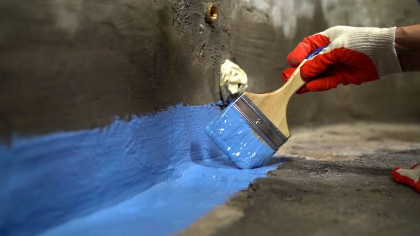 Commercial Waterproofing project at a Dearborn Heights, MI business property by SJ Waterproofing Pros